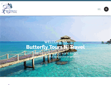 Tablet Screenshot of butterflytoursntravel.com